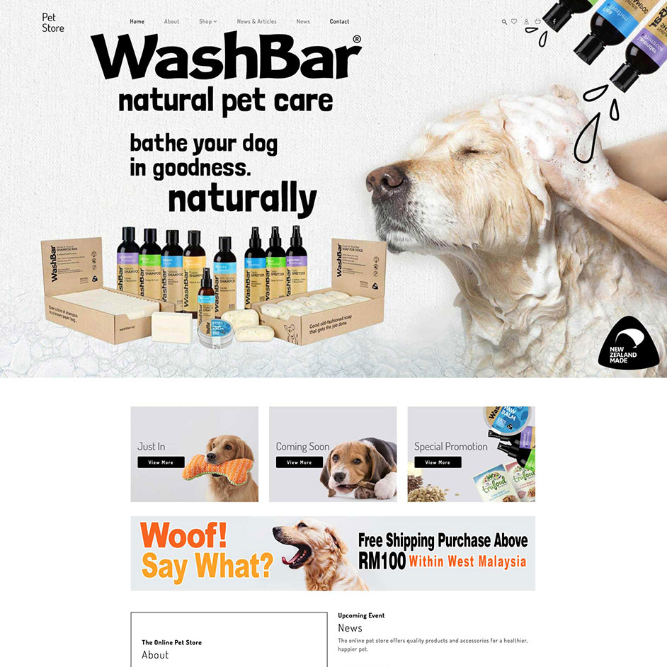 The Online Pet Store